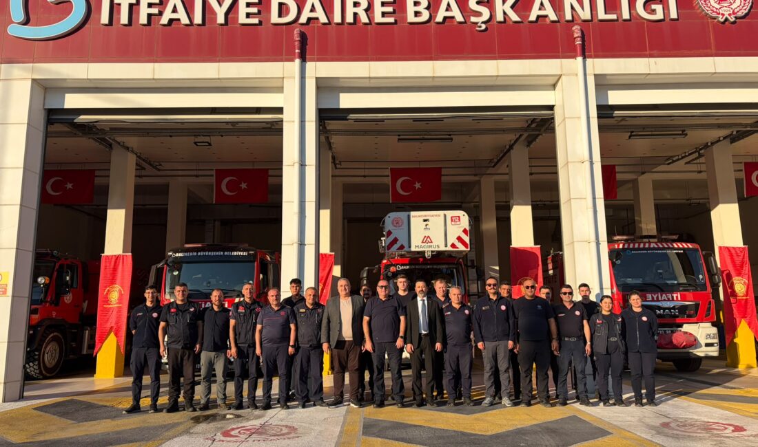 Çağdaş-Sen Balıkesir Şube Yönetimi, İtfaiye Haftası dolayısıyla Balıkesir Büyükşehir Belediyesi