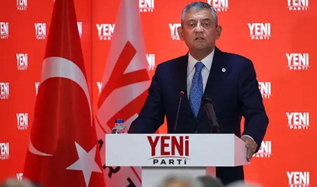 YENİ Parti Genel Başkanı Özgür Özel, "Biz bir muhalefet partisi