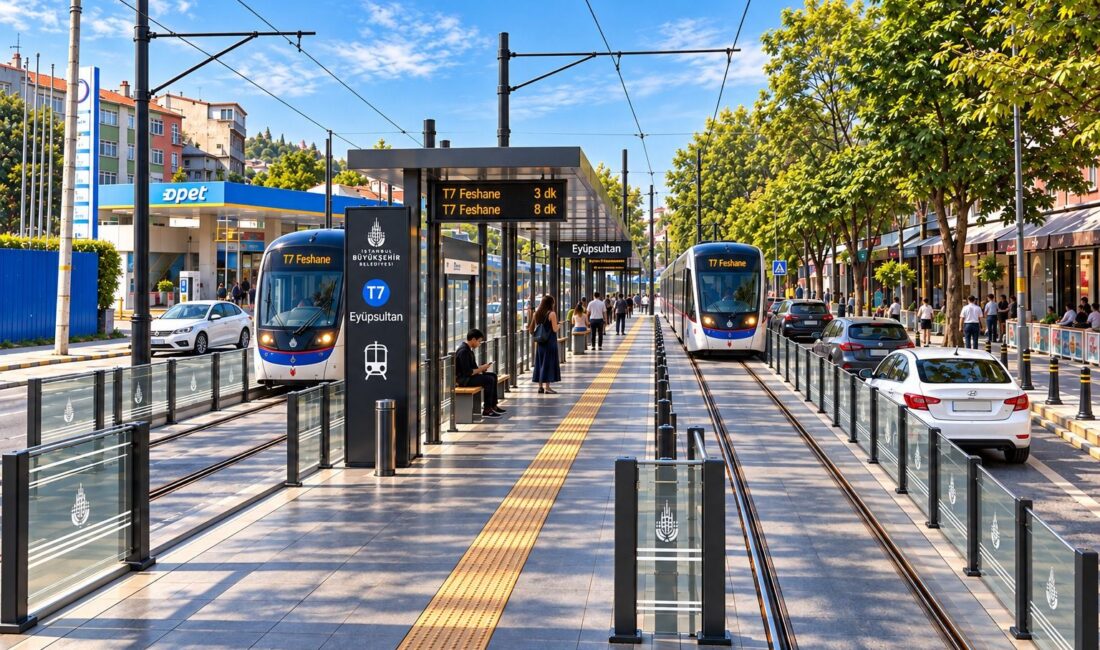EYÜPSULTAN TRAMVAYI’NDA ÇALIŞMALAR HIZLANDI İBB, Tarihi Yarımada ile Bayrampaşa’yı bağlayacak 3,2 kilometrelik yeni tramvay