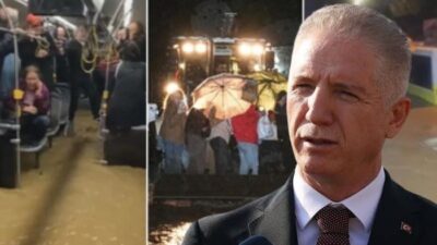 İstanbul’da etkili olan şiddetli sağanak, kent genelinde su baskınlarına ve