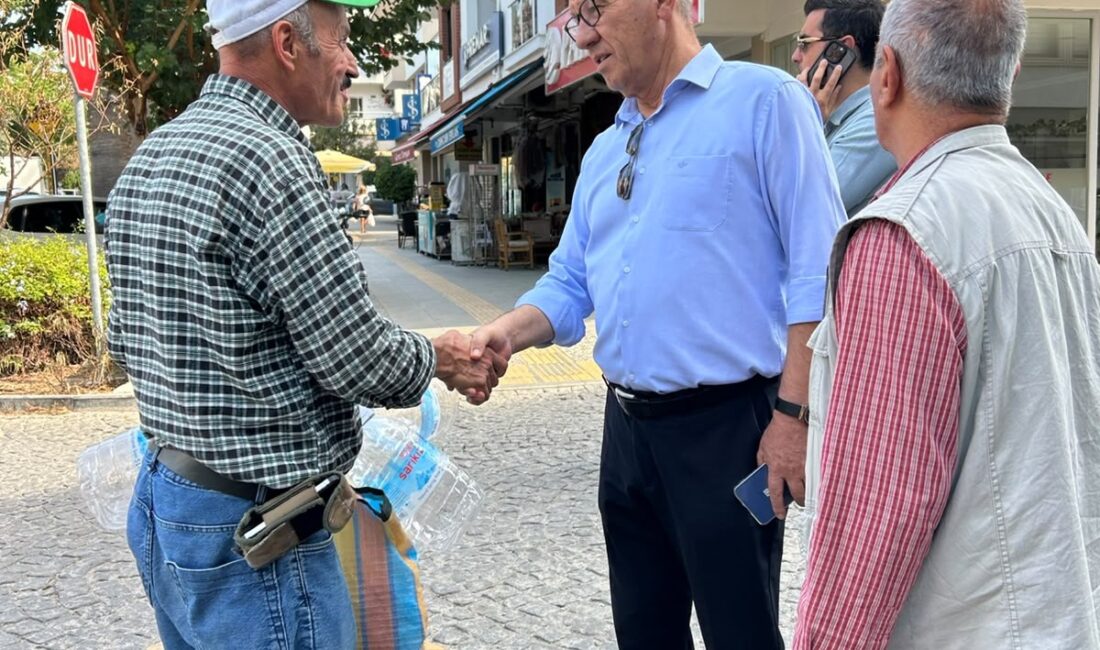 Aytaç Kurt projeleri inceledi, vatandaşla buluştu Datça Belediyesi, kent genelinde yürüttüğü altyapı, ulaşım ve kent estetiği