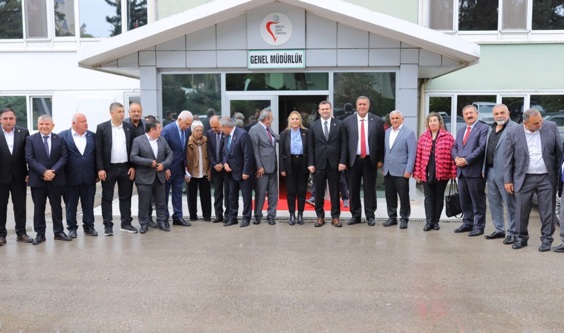 CHP HEYETİ AMASYA ŞEKER FABİKASINDA İNCELEME DE BULUNDU. CHP’li Gürer “Sulucaova Şeker Fabrikasına Acil Destek Şart” CHP Genel