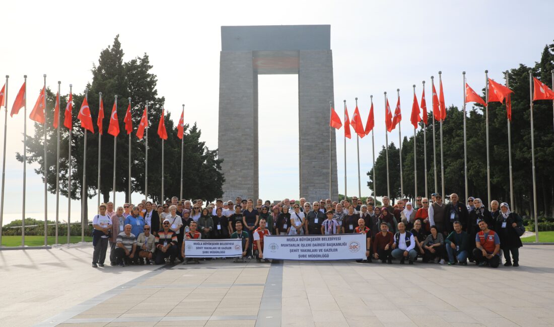 Şehit Aileleri’nden Dünya Tarihi’nin Değiştiği Çanakkale’ye Ziyaret Muğla Büyükşehir Belediyesi Şehit Ailelerini Türk tarihine damgasını vuran, Milli