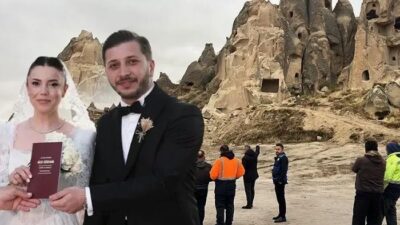 Nevşehir'in Göreme beldesinde peribacasından kopan kaya parçalarının altında kalarak hayatını